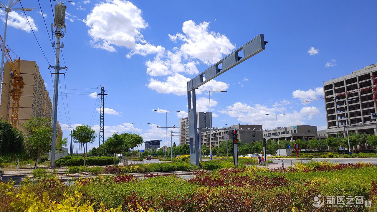 兰州新区城市街景