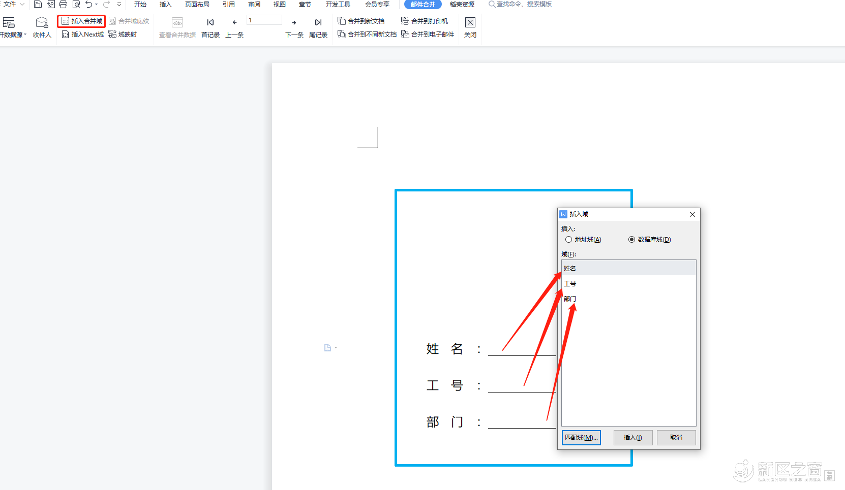 Word批量制作工牌！