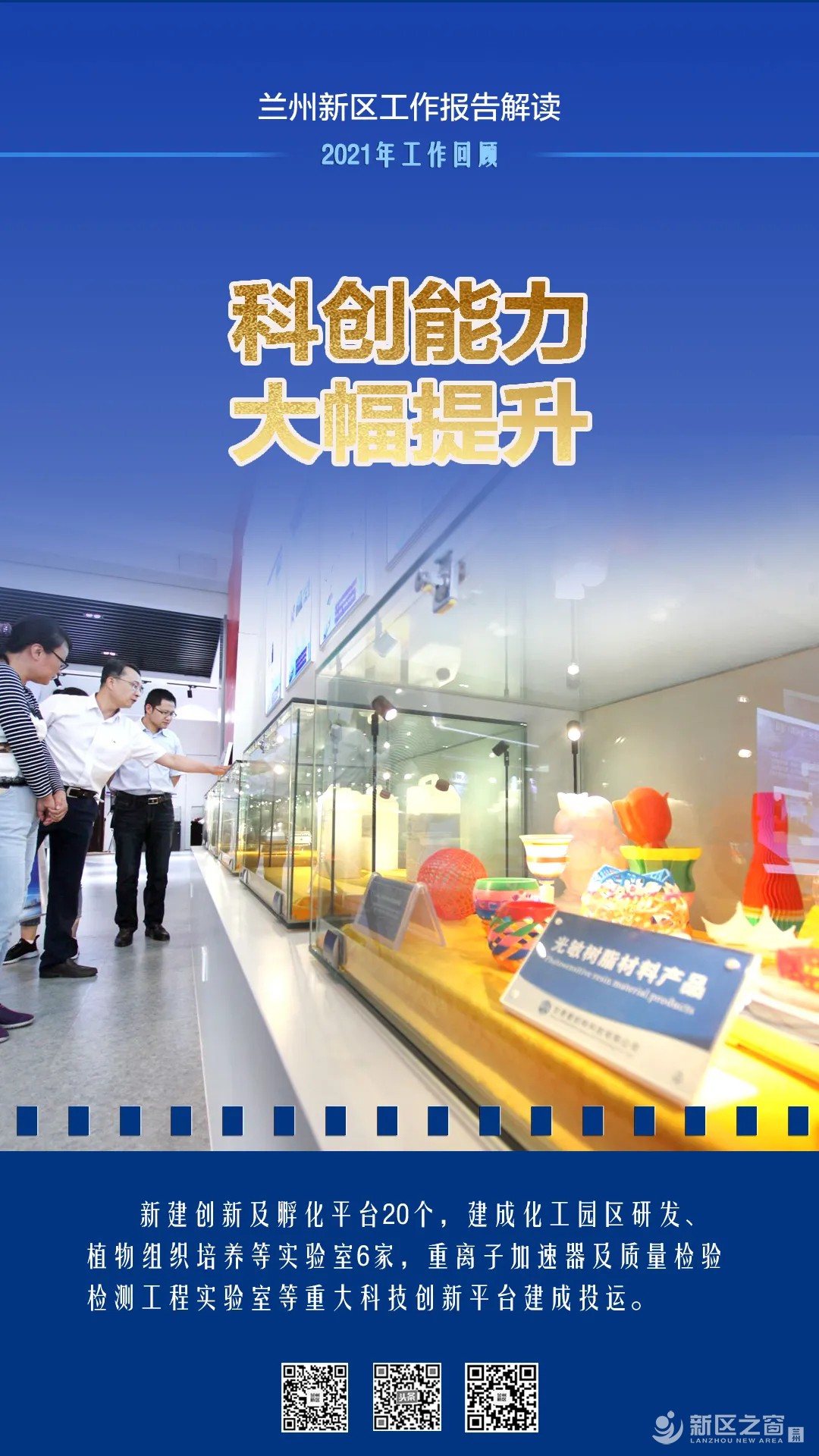 报告摘要（一）|看海报，了解兰州新区2021年工作亮点！