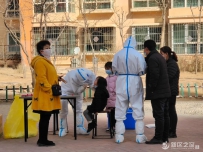 兰州新区第一轮核酸检测有序开启