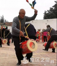 跨越31年！太平鼓擂响铧尖村