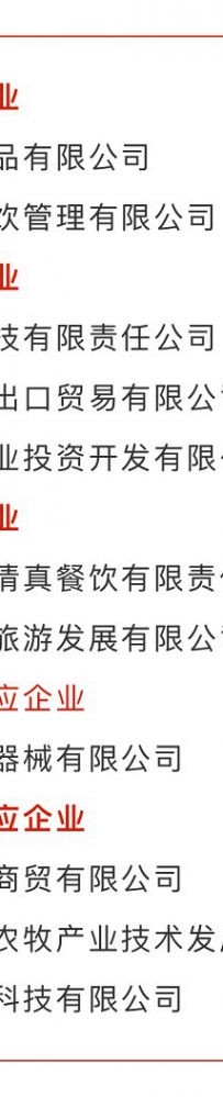 新区第二批配送企业名单公布