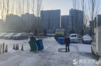 兰州新区一场雪漫舞而至为大地披上银装