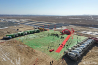 中兰客专兰州新区南站站房工程开工建设